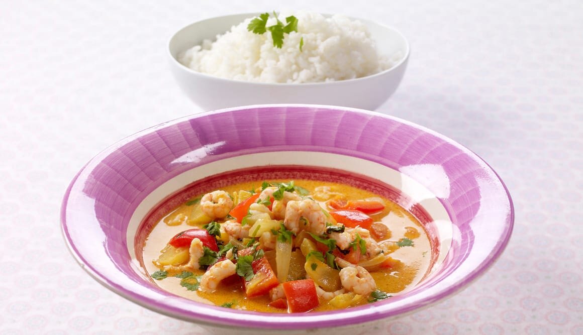 Rekegryte med kokos og curry