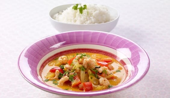 Rekegryte med kokos og curry