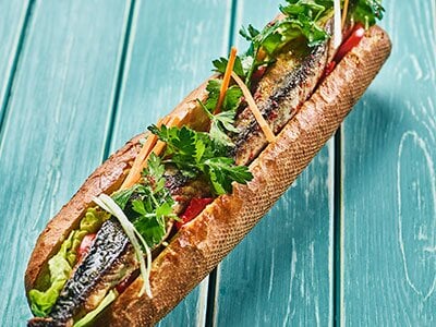 Tyrkisk makrellsandwitch