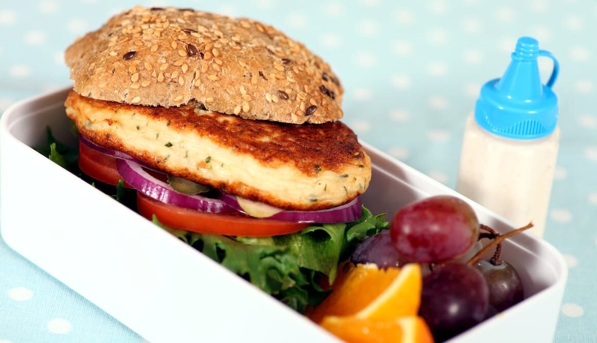 Fiskeburger i matboksen