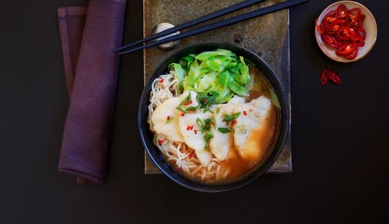 Spicy ramen med breiflabb