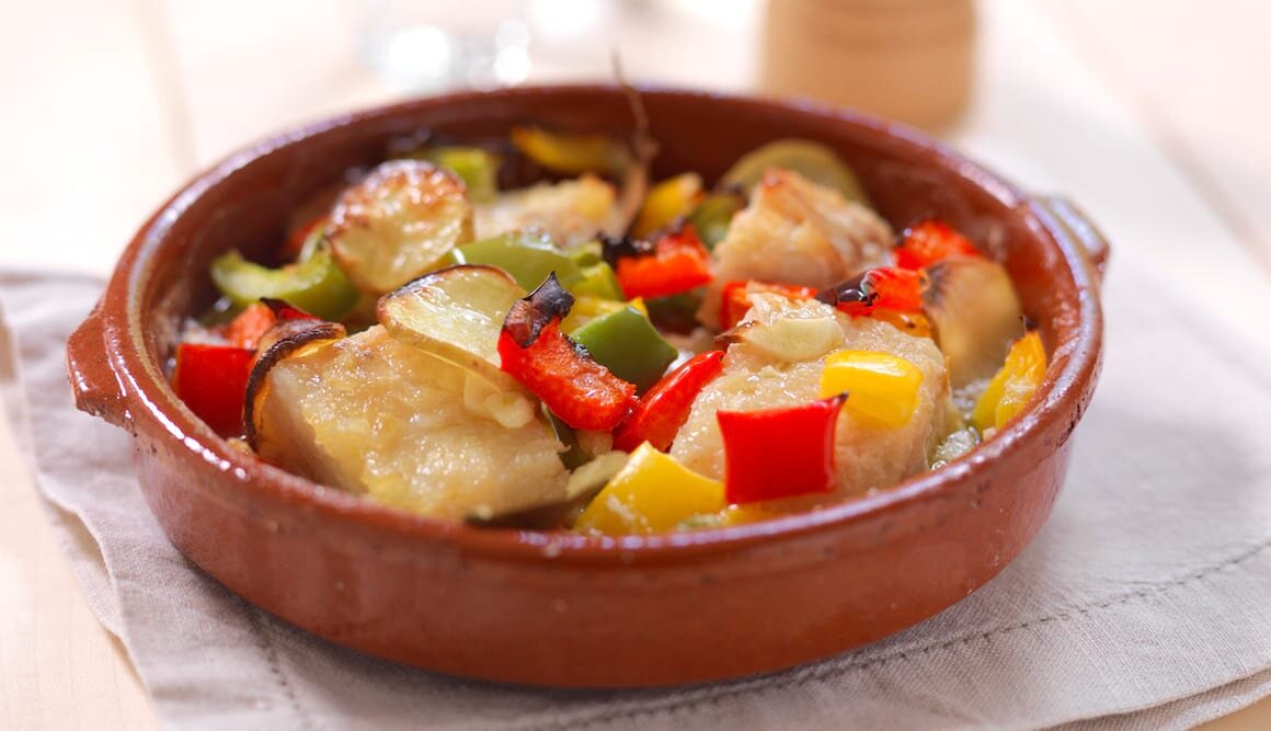 Stekt klippfisk på portugisisk vis 