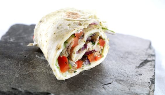 Wraps med sardiner