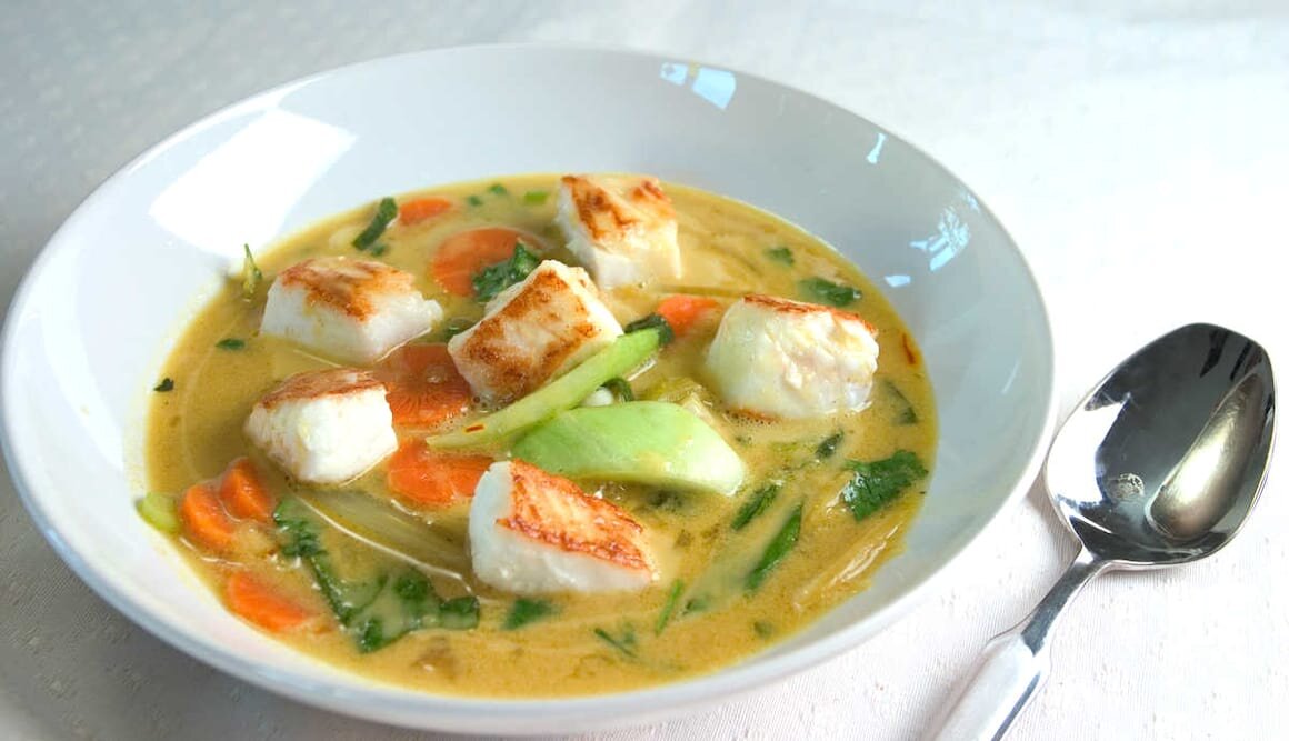 Kveite på asiatisk vis - Godfisk