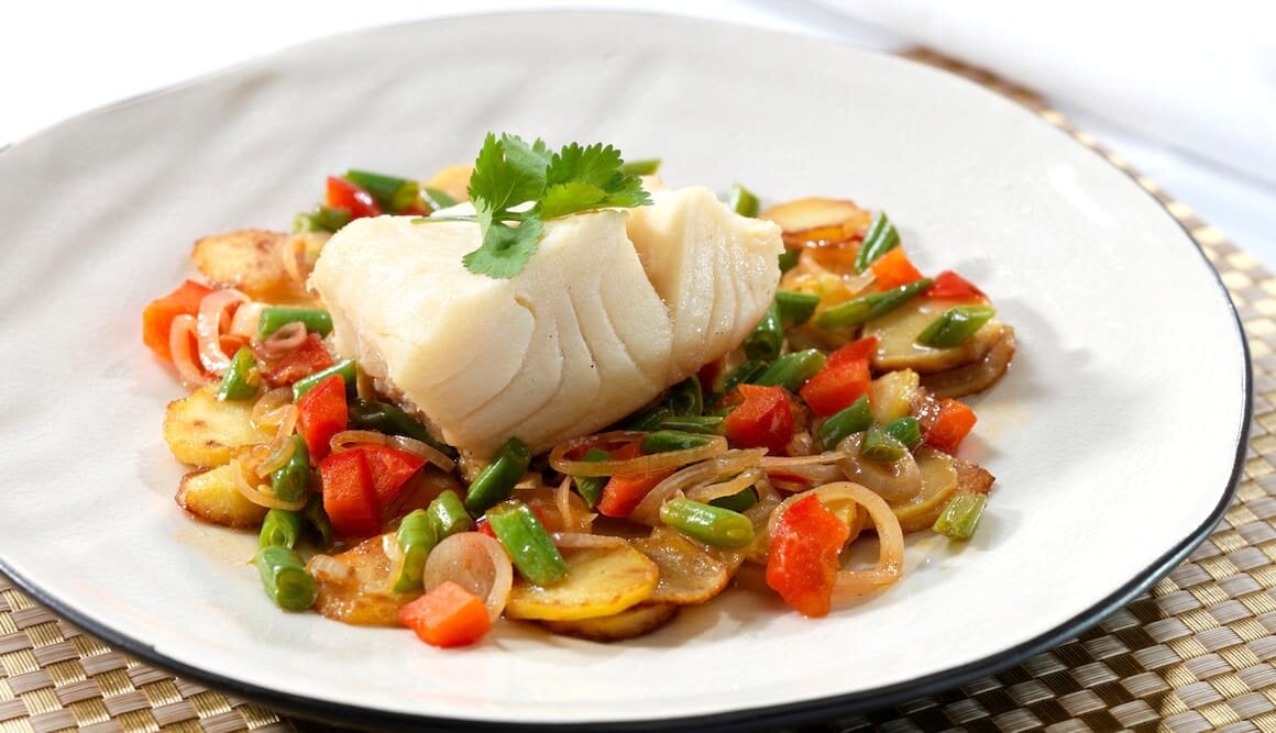 Skinnstekt klippfisk