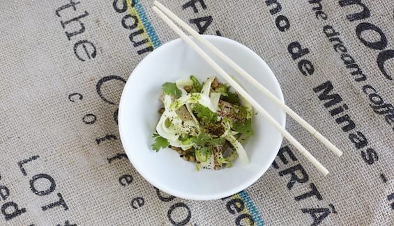 Sild med byggrynssalat