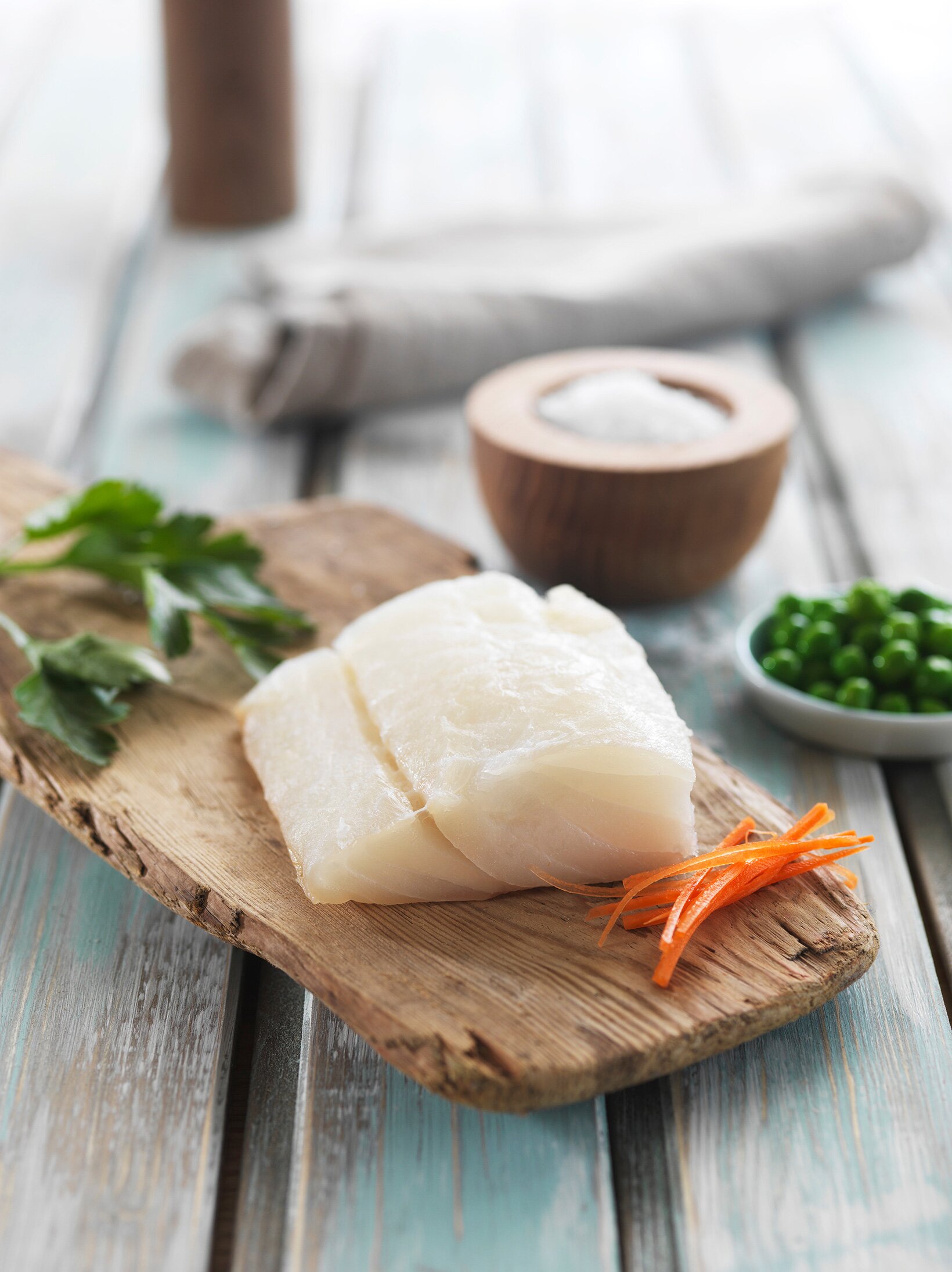 Boknafisk før varmebehandling