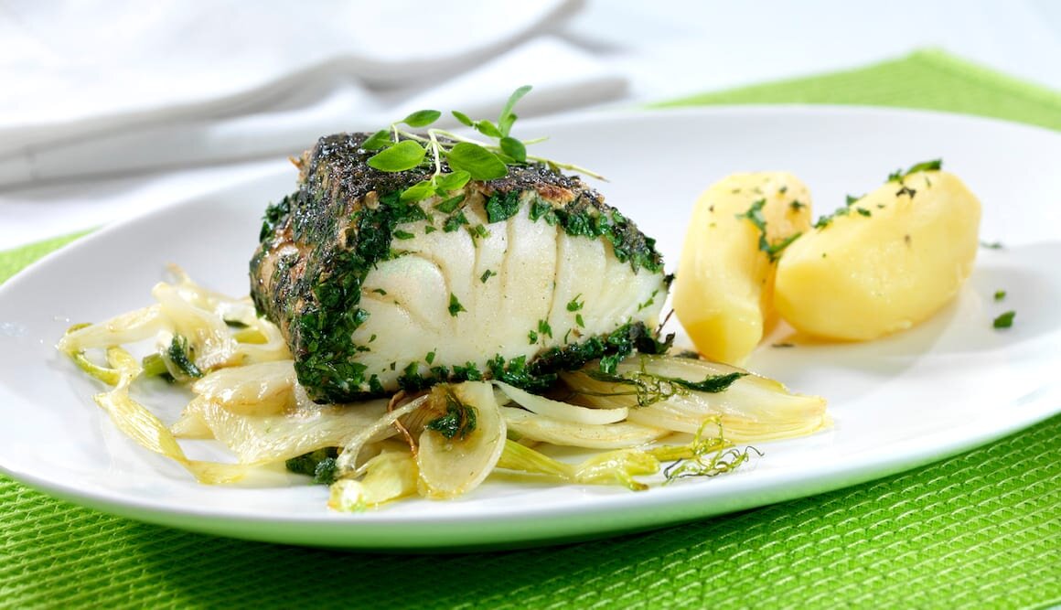 Urtepanert klippfisk