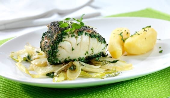 Urtepanert klippfisk