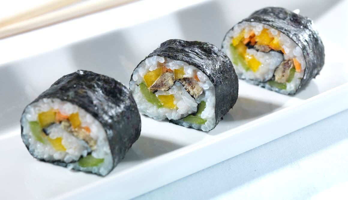 Maki sushi med sardiner