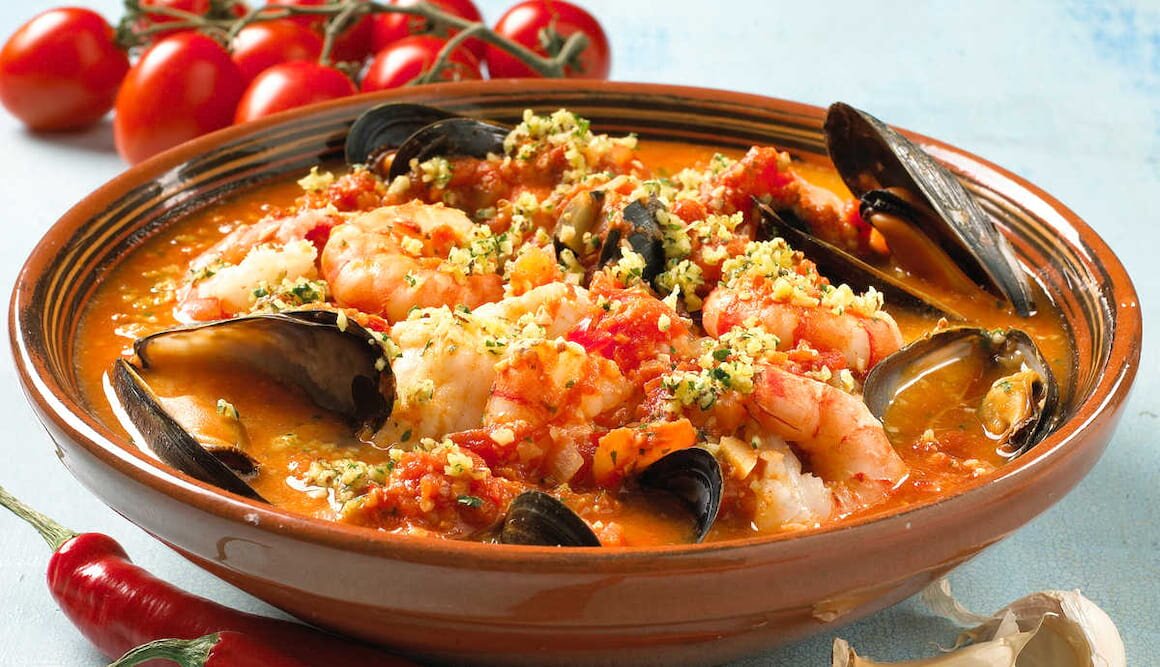 Spansk fiskegryte