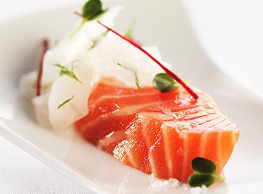 Sukkersaltet ørret med fennikelsalat