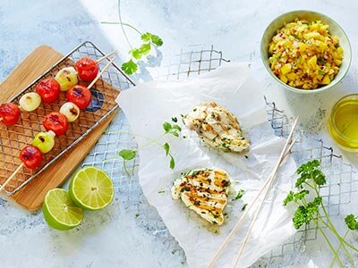 Grillet breiflabb i marinade