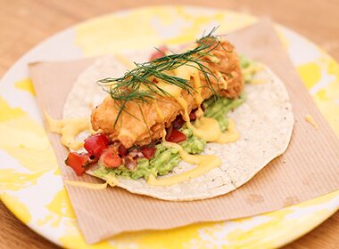 Fisketaco med brosme