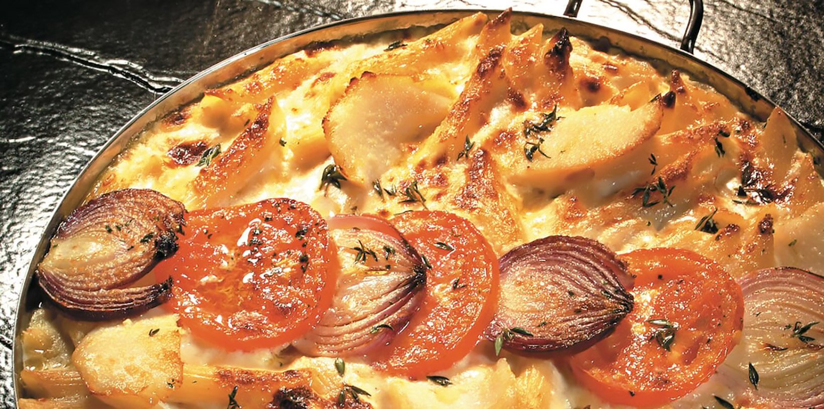 Bacalao med pasta penne