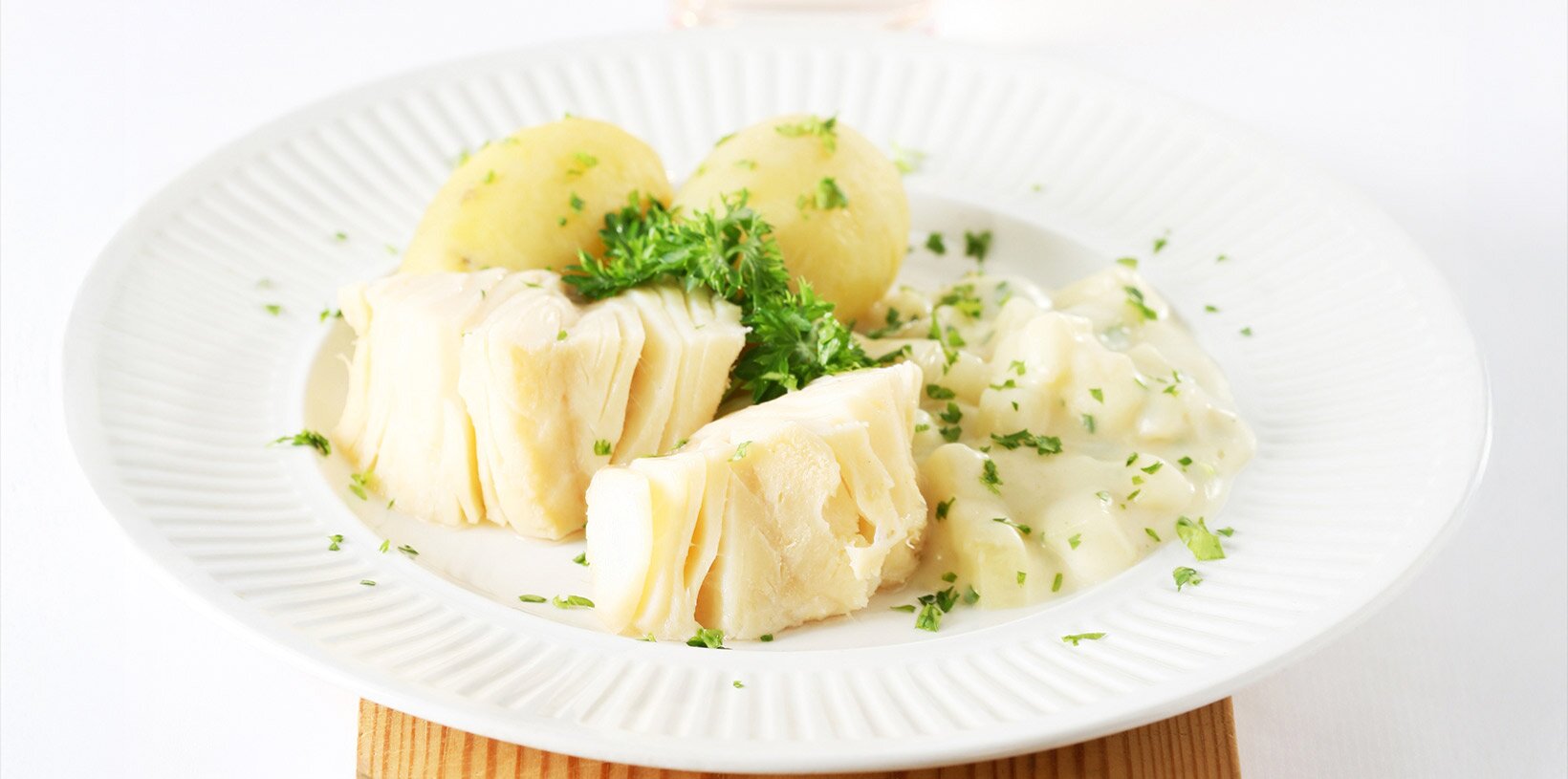 Klippfisk med selleristuing