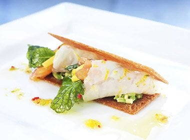 Kveiteceviche på toast