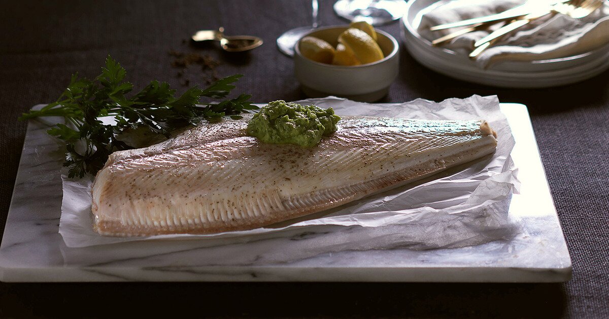 Ovnsbakt kveite | Oppskrift - Godfisk
