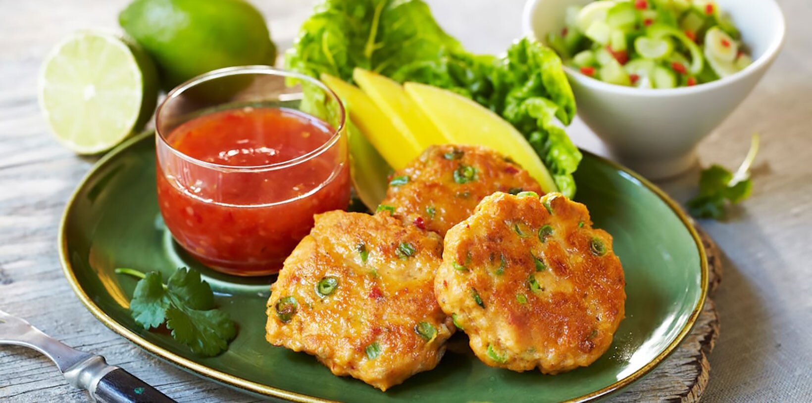 Fiskekaker med karri