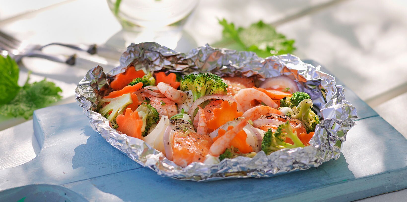 Havets skattkiste på grill