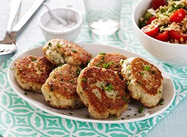 Seikaker med havrerisotto