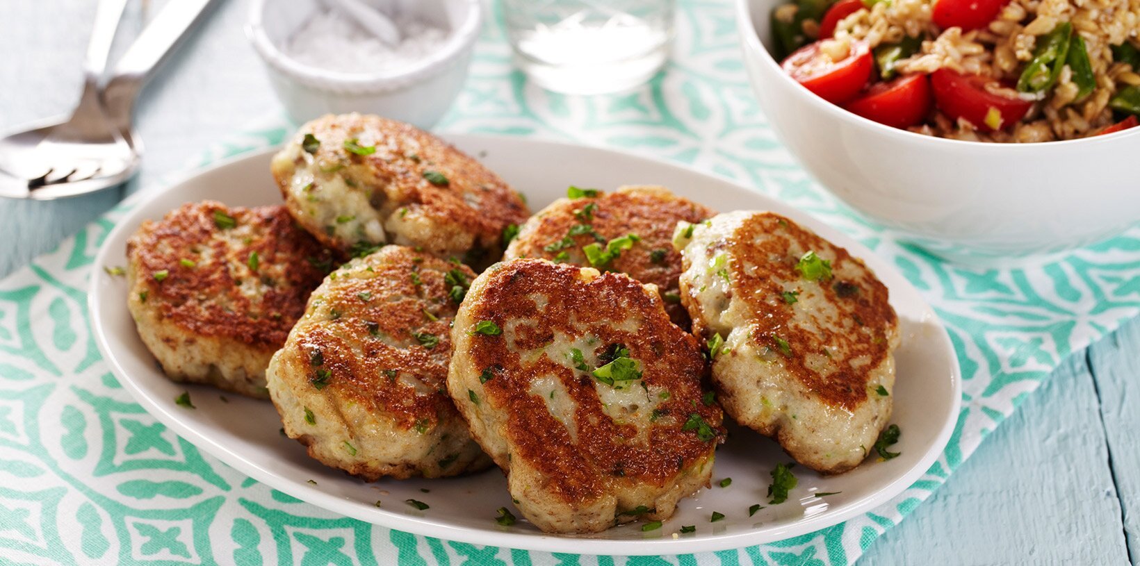 Seikaker med havrerisotto