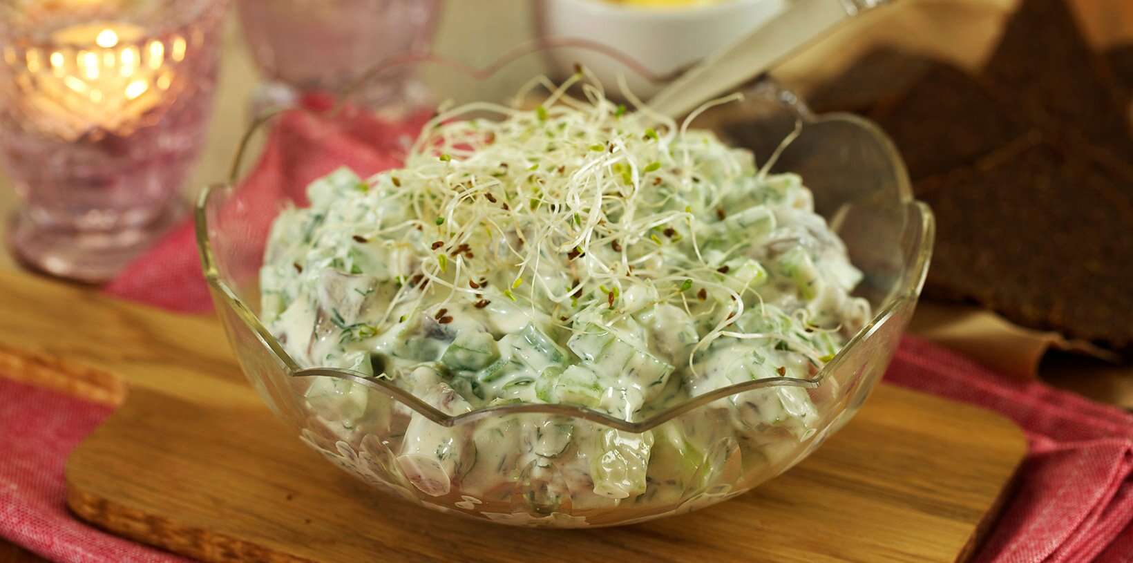 Sildesalat med urter