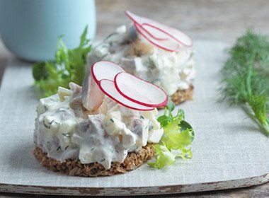 Matjestartar med eple