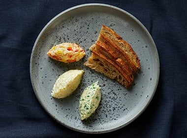 Bacalà mantecato på tre måter