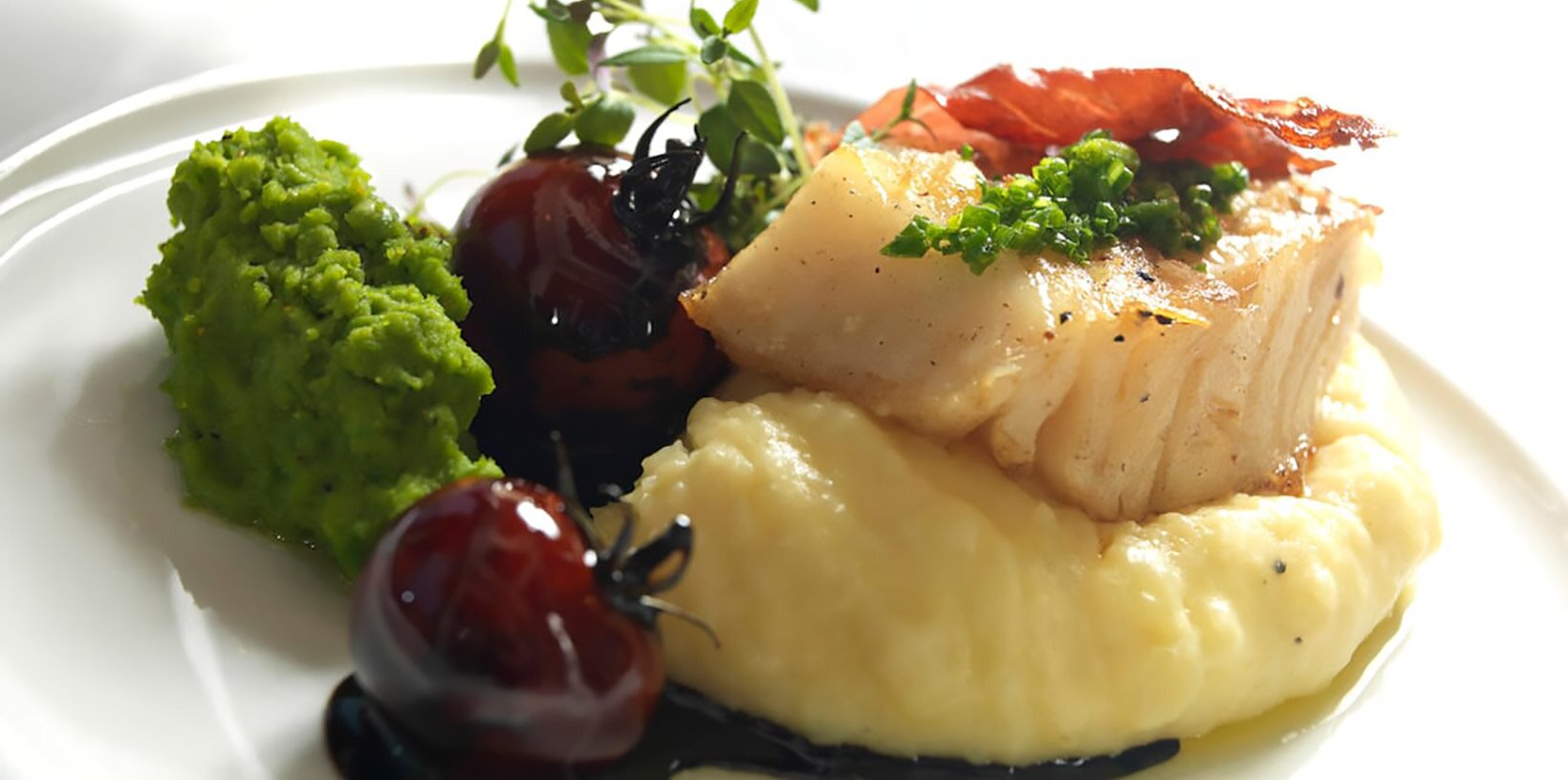 Tørrfisk med balsamicotomater