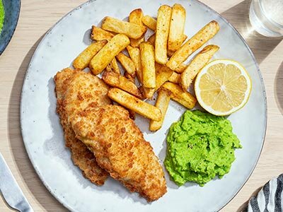 Fish and chips i airfryer