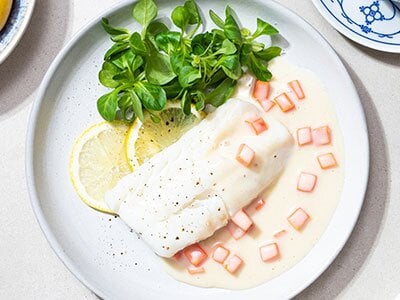 Prinsefisk – torsk i hvit saus