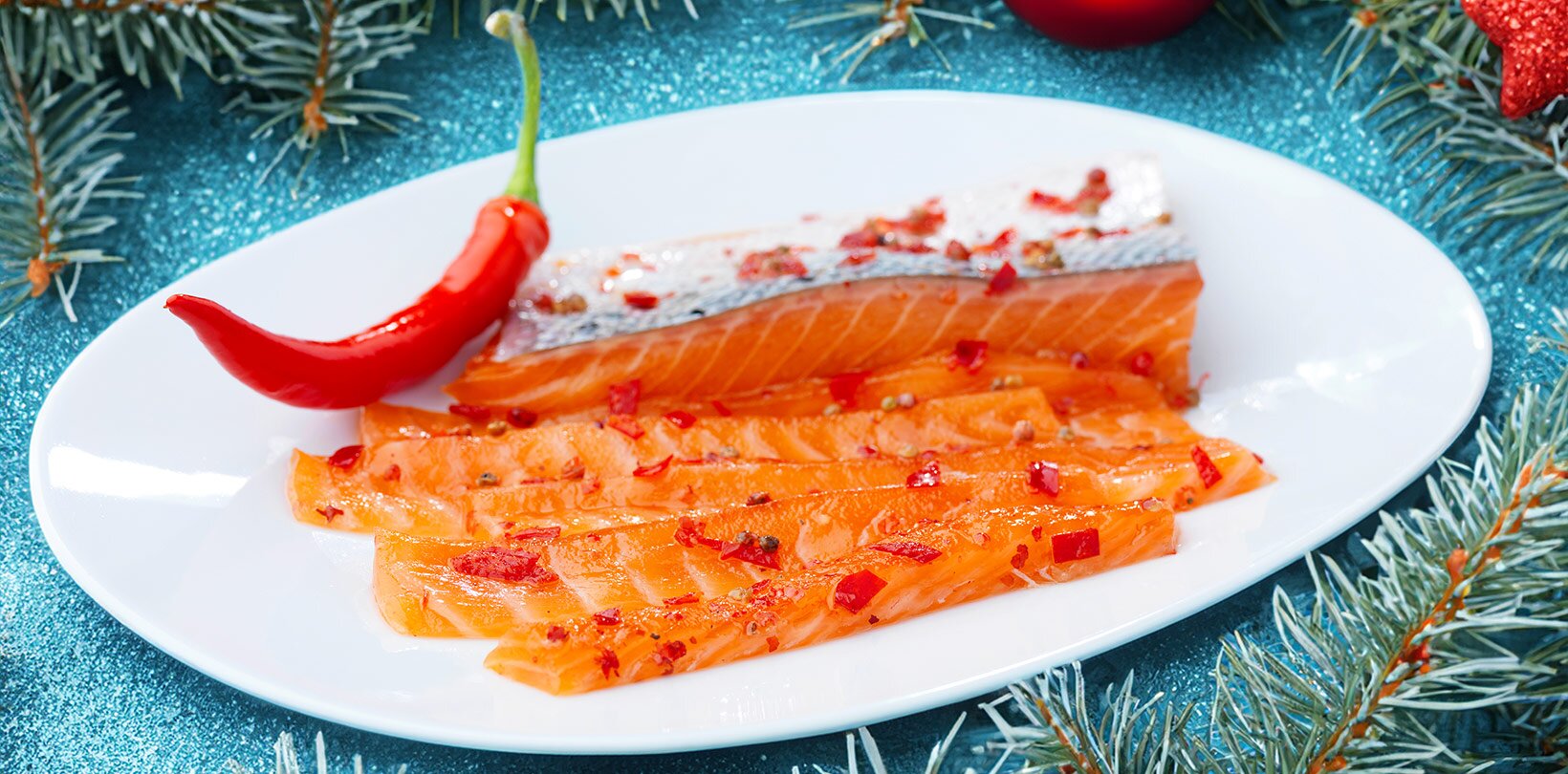Gravet laks med chili