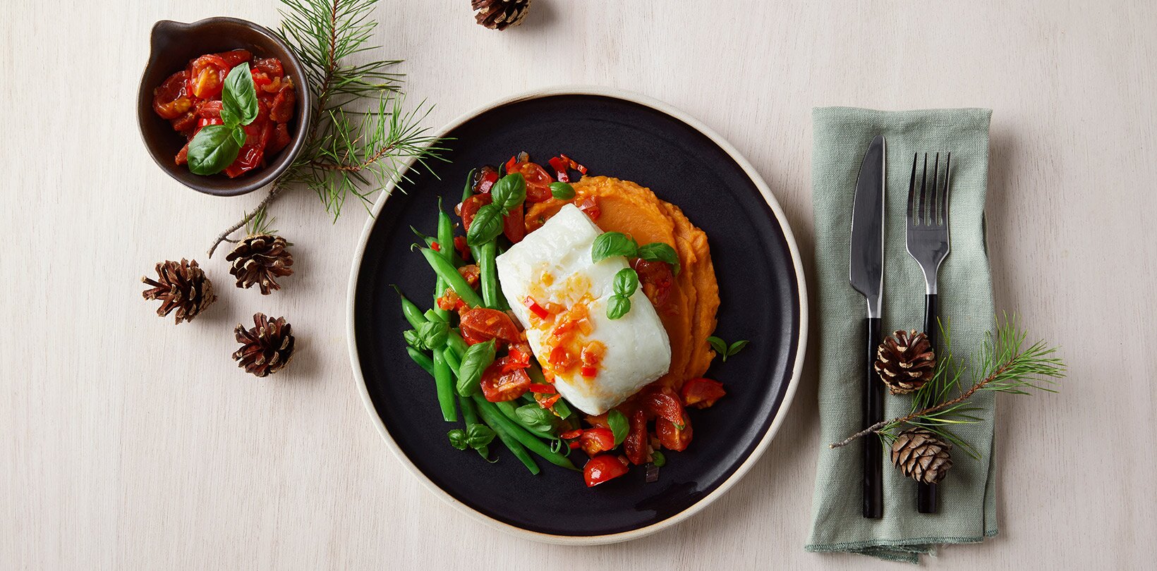 Kveite med Chorizosalsa