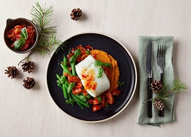 Kveite med Chorizosalsa