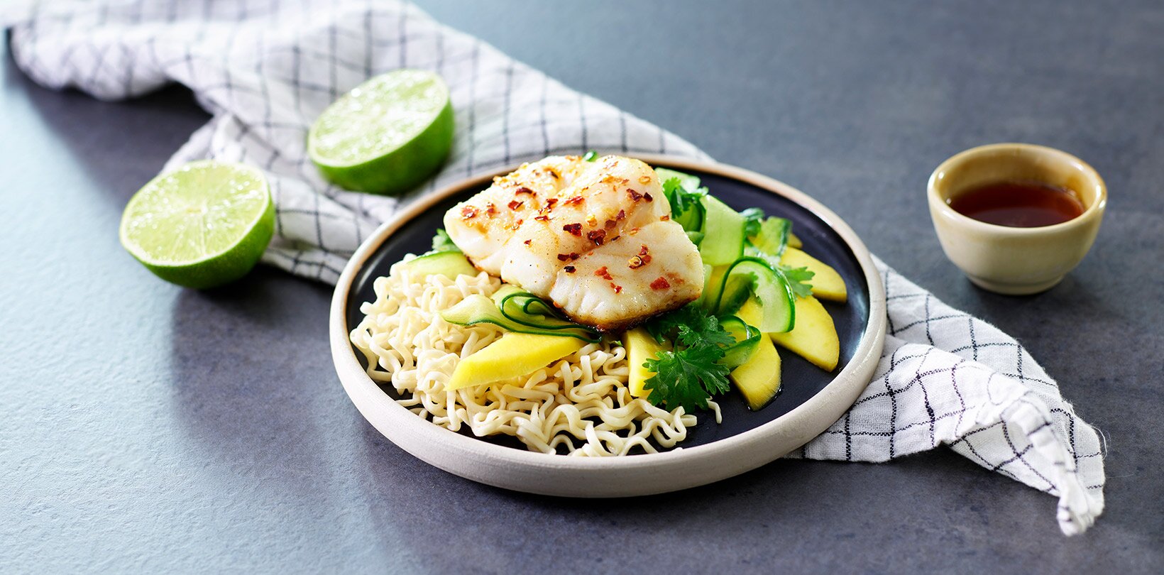 Asiatisk skrei med mangosalat