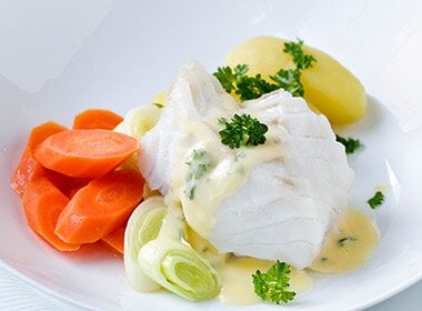 Skrei med sandefjordsmør