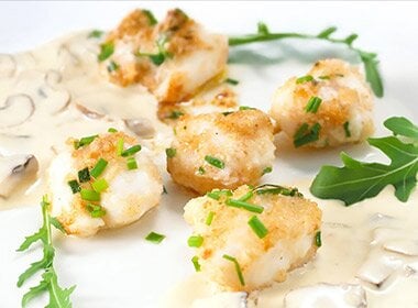 Skreikjaker med soppstuing