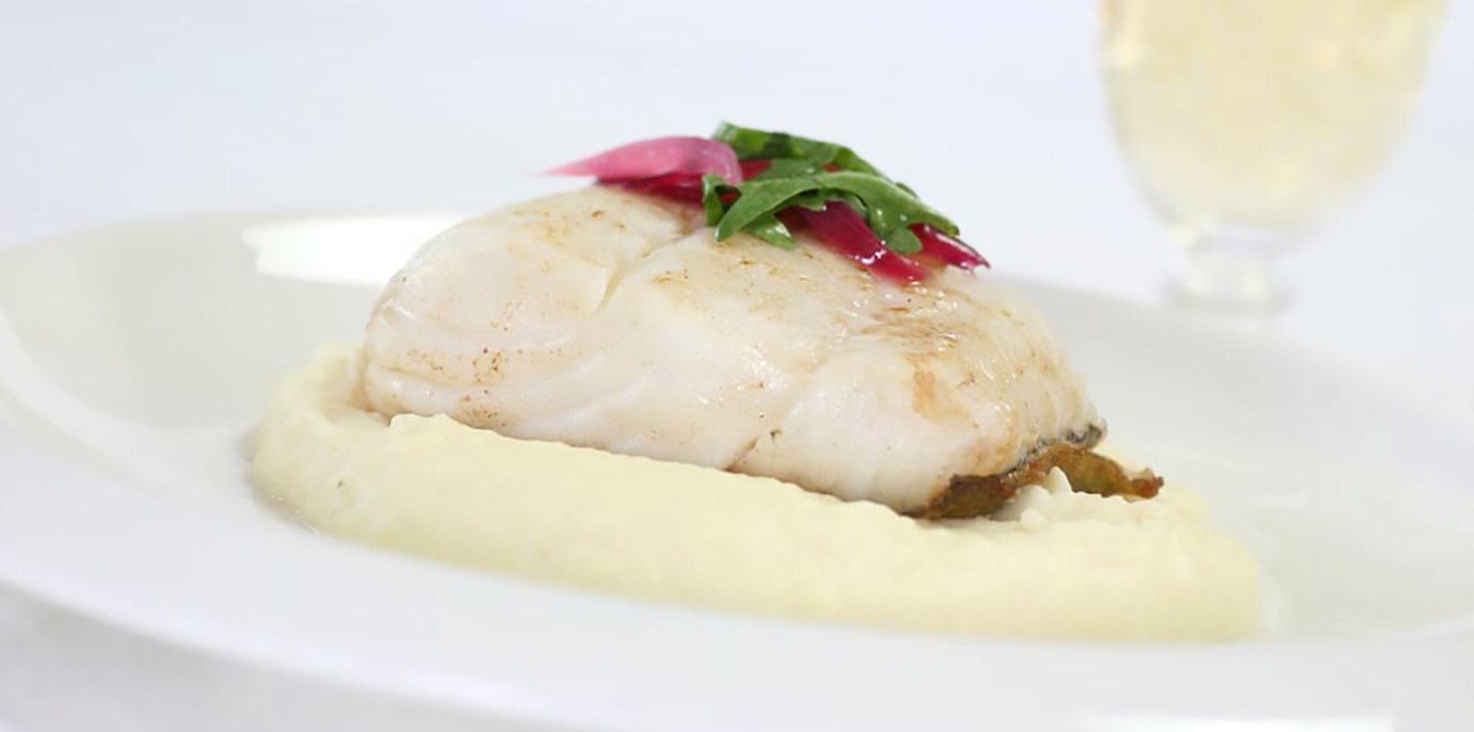 Stekt skrei med potetmos à la Brandad