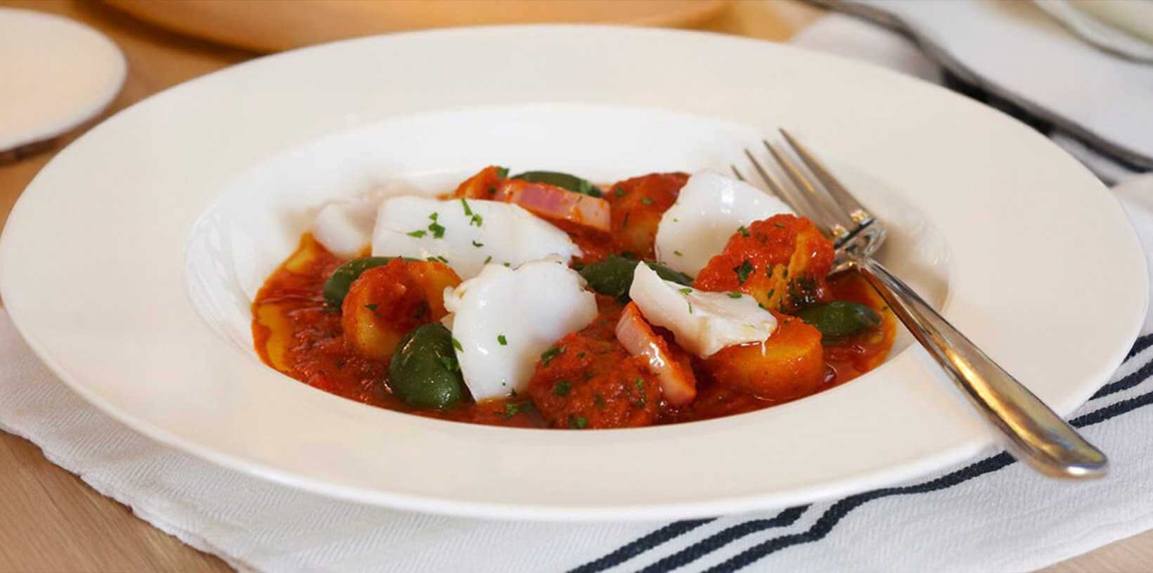 Skrei med middelhavssmaker