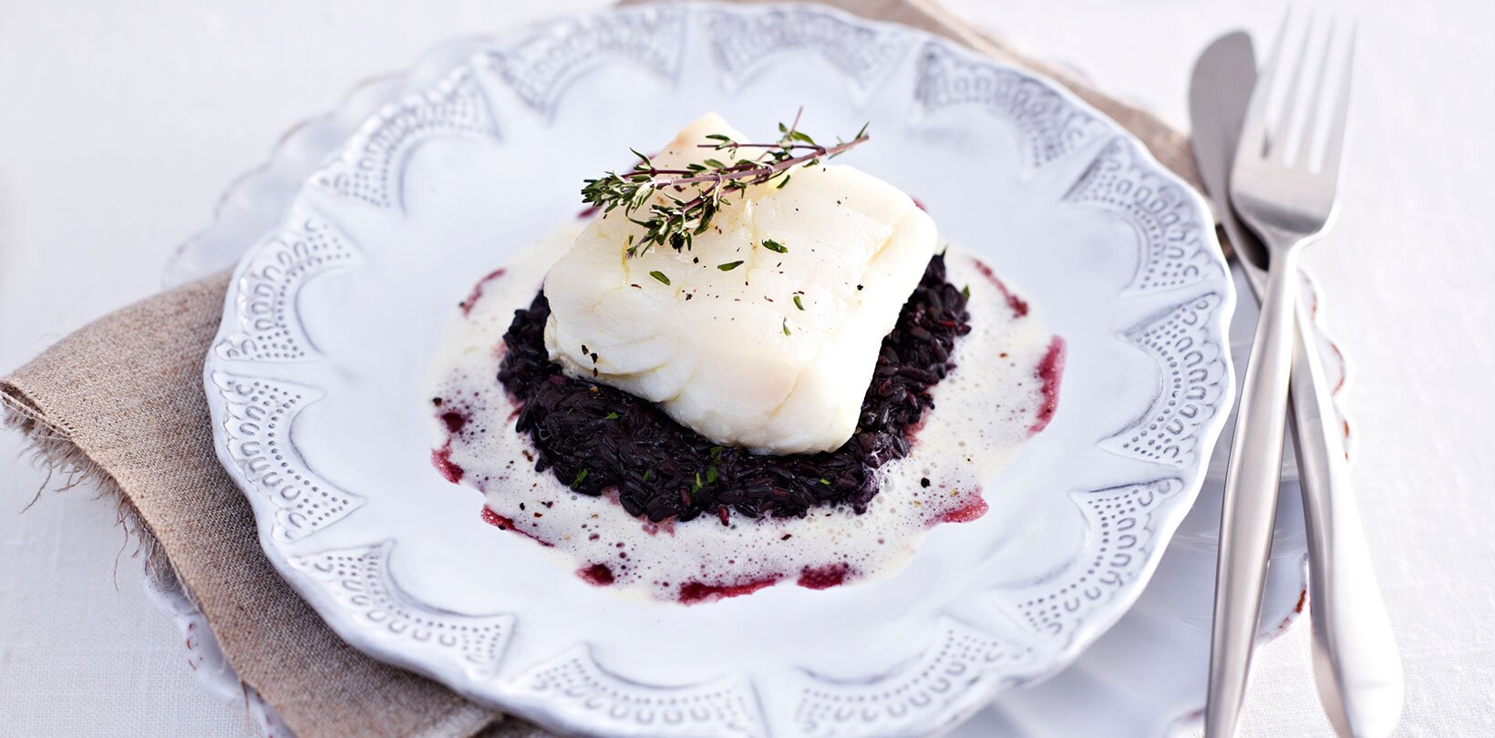 Skrei med risotto