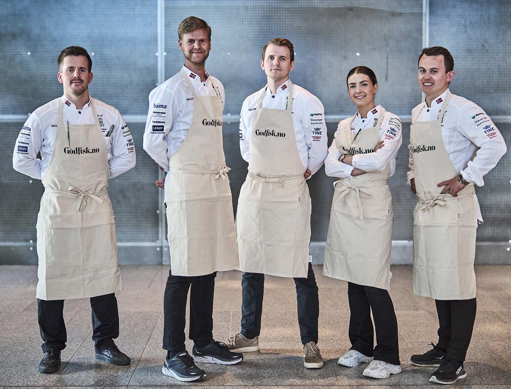 Konkurrentene i årets kokk linet opp