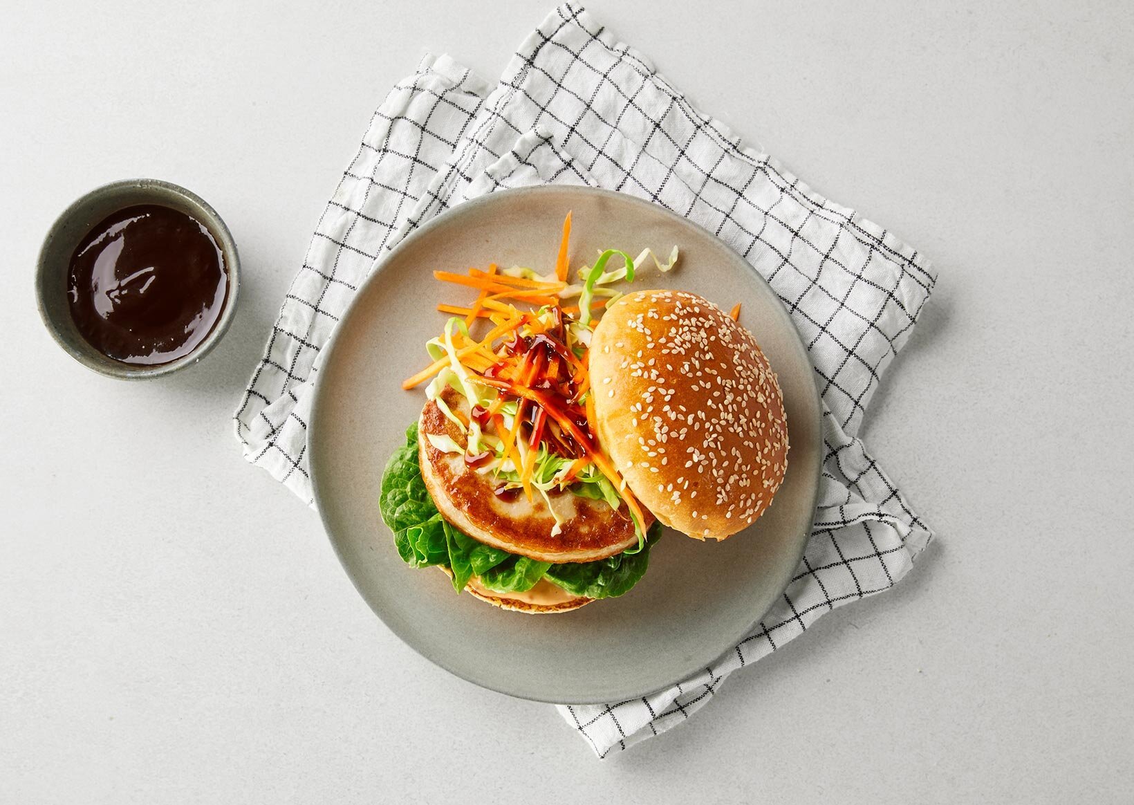 Fiskeburger med råkost