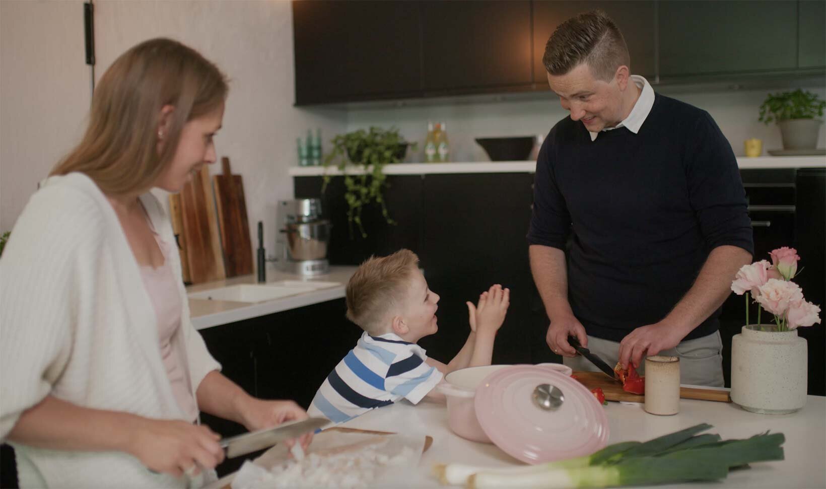 Matlaging på kjøkken