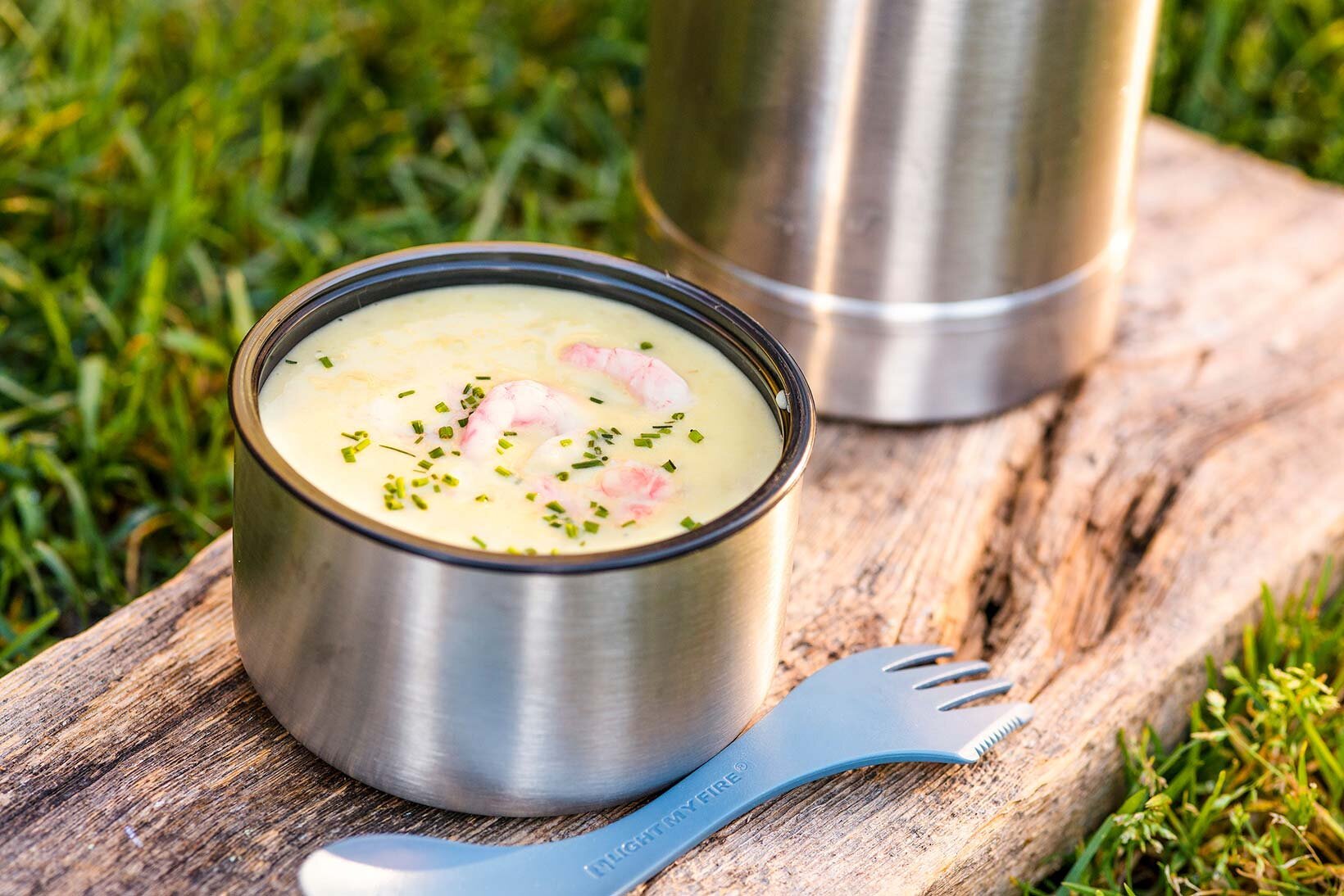 Potetsuppe med reker