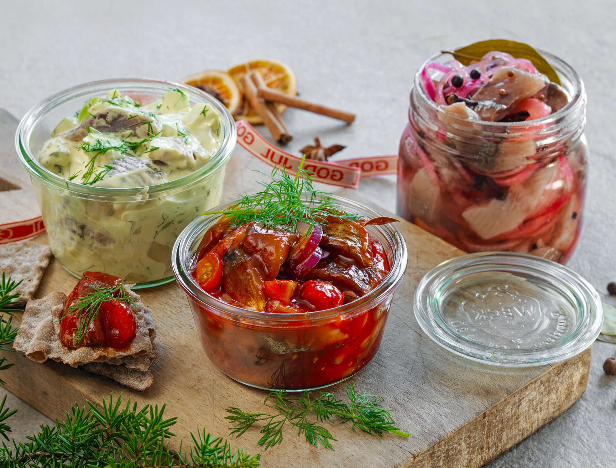 Julesild på tallerken