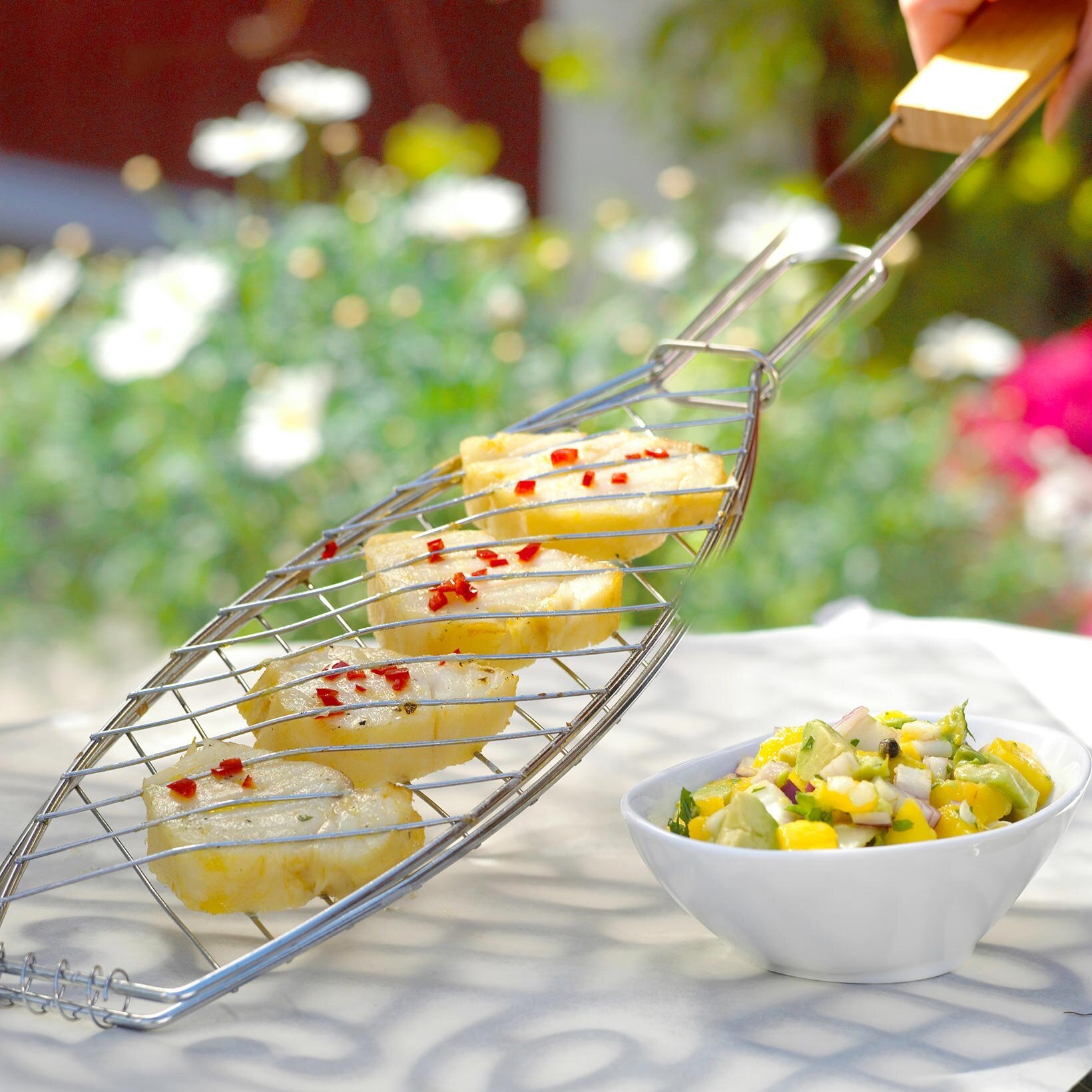 Klippfisk i grillrist