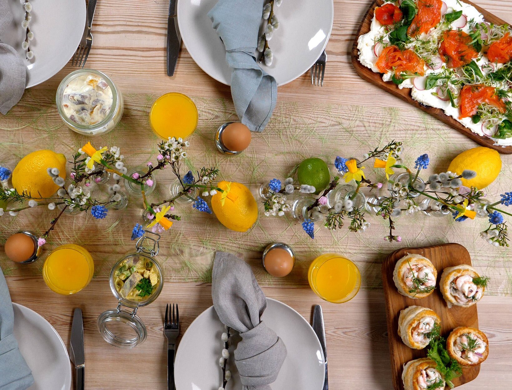 Bord dekket til påske