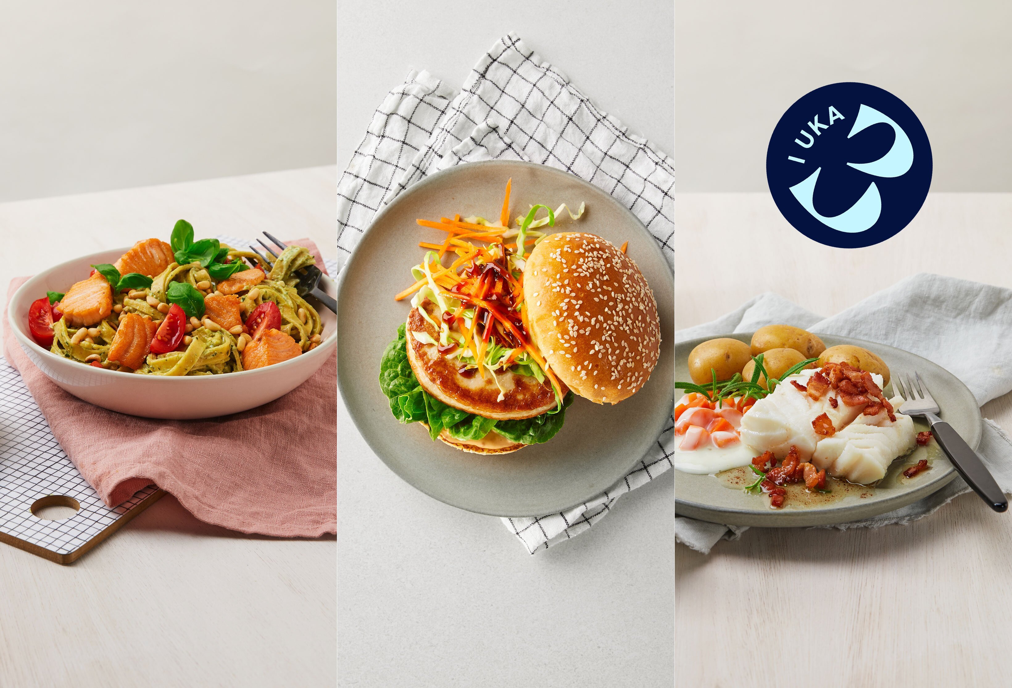 Sjømatmiddag 3 ganger i uka