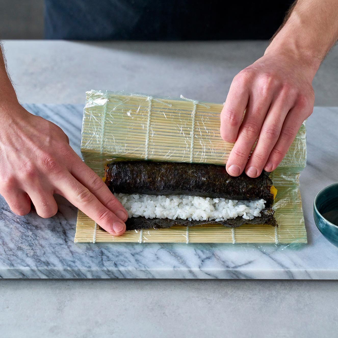 Rull sammen maki-rullen